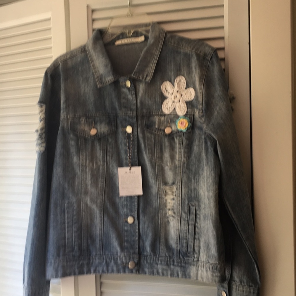 Ellison unique lightweight jean jacket